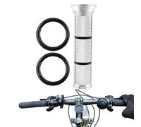 Auriculares de horquilla de fibra de carbono, tubo de dirección de compresión de bicicleta | Tapa para auriculares de aleación de aluminio | Rosca de carbono para horquilla, suministros de ciclo, tapó