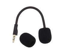 Auriculares de juego con funda de espuma de repuesto compatible con Steelseries Arctis 1 micrófono desmontable juego Mic, negro