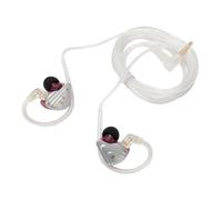 Auriculares de Metal HiFi Cableados, 5ba 1dd Tecnología Híbrida Auriculares Aislando 6 Controlador para Músico (Estándar púrpura)