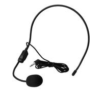 Auriculares de micrófono con cable de 3,5 mm, cabeza ergonómica sobre la