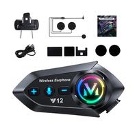 Auriculares de motocicleta, altavoces de auriculares Auriculares | Larga duración de la batería, cancelación de ruido, accesorio de terraza