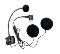 Auriculares de motocicleta genéricos - Motorcycle bluetoothh Headset | Black Motorbike Helmet Micrófono, Cancelación de ruido de alta definición, Half-Face impermeable, Tipo-C Plug Headphones for