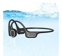 Auriculares de natación de conducción ósea de silicona líquida suave, auriculares impermeables IPX8, auriculares de natación de oreja abierta con silicona agradable a la piel/auriculares integrados de