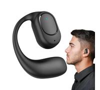Auriculares de oído abierto inalámbricos, 50 horas de reproducción, sonido estéreo, tecnología de doble chip 5.2, auriculares abiertos para correr, ciclismo, viajes, viajes de negocios y conducción