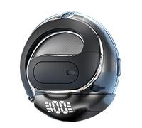 Auriculares de oreja abierta, audio claro, ajuste cómodo, auriculares inteligentes táctiles con tecnología de reducción de ruido, auriculares inalámbricos ligeros para ver series, hablar, hacer