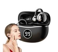 Auriculares de Oreja Abiertos Clip inalámbrico: con al Aire Libre, cómodos Marcos de Sonido en ejecución | Sports de Audio de Seguridad de Orejas Abiertas, de entrenami