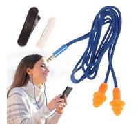 Auriculares de protección auditiva: tapones para los oídos con bloqueo de ruido de 100 dB, aisladores acústicos con clip, equipo de escucha apto para llamadas | para estudiar el lugar de trabajo de un