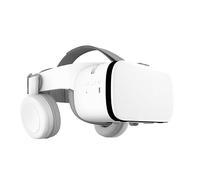 Auriculares de realidad virtual 3D con audio Bluetooth Hi-Fi, gafas IMAX VR para películas y videojuegos | Compatible con teléfonos inteligentes de 4.7-6.5 pulgadas (blanco)