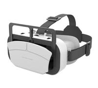 Auriculares de realidad virtual ajustables, gafas de realidad virtual para películas, gafas 3D inmersivas, dispositivo de visualización cómodo para adultos, auriculares ligeros compatibles con todos