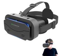 Auriculares de realidad virtual - de videojuegos VR ajustable con compatibilidad con teléfonos inteligentes HD | Gafas 3D inmersivas para ver televisión y experiencia de juego móvil