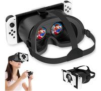 Auriculares de realidad virtual mejorados para Nintendo Switch y Switch OLED, gafas de realidad virtual con lentes HD ajustables y cómoda diadema, Labo VR Kit Gafas 3D para accesorios de conmutación