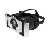 Auriculares de Realidad Virtual para Nintendo Switch OLED y Switch, Lentes HD Ajustables y Diadema, cómodas Gafas 3D para Zelda, Mario Odyssey, Smash Bros VR Gaming (Negro)