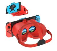 Auriculares VR para Nintendo Switch y modelo OLED mejorado, gafas de realidad virtual VR con lentes HD ajustables, cómoda correa para la cabeza, gafas 3D para Nintendo Switch OLED VR Games Cool Stuff