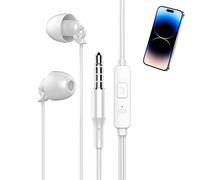 Auriculares De Sueño Con Alámbrico: Suave Ruido De Silicona Que Cancelan Los Auriculares En La Oreja, Adaptación Comodidad Ligero | Diseño De Audio De Sueño Cableado Ultra Delgado, Escucha Enfocada