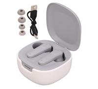 Auriculares de traducción de Cheotime, Bluetooth 5.4 Auriculares de traductor en tiempo real, auriculares inalámbricos de lenguaje múltiple para viajes Comunicación empresarial (Gris)