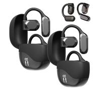 Auriculares De TraduccióN De Ia InaláMbricos Bluetooth En Tiempo Real De Idiomas Compatible Con TraduccióN A 144 Idiomas, Traductor De Llamadas De OíDo Abierto 3 En 1 Para Ios Y Android (2*Black)