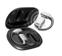 Auriculares de traducción, dispositivo de traducción bidireccional | Auriculares abiertos para fitness, auriculares activos para negocios, aprendizaje de negocios, reuniones, llamadas de viaje