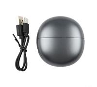 Auriculares de traducción en tiempo real que utilizan IA para conversión de voz bidireccional durante reuniones de viaje, reuniones y conversaciones informales (negro)