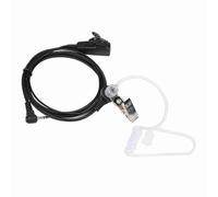 Auriculares de Tubo acústico de 1 Pin de 2.5 mm para Walkie Talkie Micrófono de línea Incorporado Micrófono, Kit de Audio de Auricular de Tubo de Bobina acústica para Motorola Cobra Talkabout