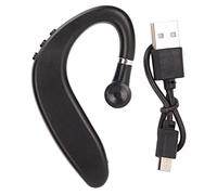 Auriculares de una Sola Oreja, Auriculares Inalámbricos Bluetooth V5.2, Diseño de Gancho para la Oreja para Viajes de Negocios, Auriculares de Negocios Impermeables