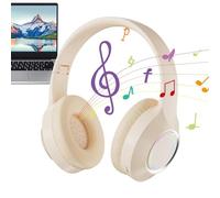 Auriculares de viaje compactos - Auriculares inalámbricos sobre la oreja con reducción de ruido, duración prolongada de la batería, cojines suaves y conector de 3.5 mm para un sonido de alta calidad.