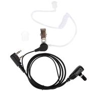 Auriculares de vigilancia tipo walkie-talkie para operaciones militares, tubo acústico con conector preciso y material PU duradero, cable ABS para