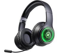 Auriculares Defender FreeMotion B400 inalámbricos y con cable Bluetooth para llamadas, música y deporte, reducción de ruido pasiva, micrófono extraíble, Negro