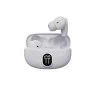 Auriculares Denver TWE-57W inalámbricos Bluetooth 5.3 con control táctil y micrófono blanco