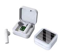 Auriculares Denver TWS-62 inalámbricos Bluetooth para llamadas y música con micrófono integrados blancos