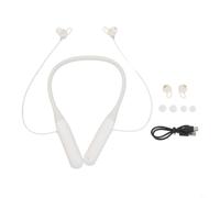 Auriculares deportivos 5.0 magnéticos manos libres para llamada 5.0 (blanco | Clasificación de impermeabilidad IPX7, para nanorrevestimiento, resistente al sudor, a prueba de lluvia, correr, senderismo