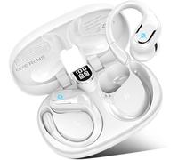Auriculares deportivos Bluetooth 5.4, 2026, 6D, más profundos, inalámbricos, Bluetooth con 4 ENC Mic, 70H Noise Cancelling Ear buds, Over-Ear auriculares deportivos con gancho para la oreja, IP7