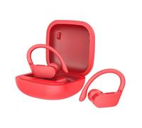 Auriculares Deportivos Bluetooth Daewoo DW2025 con estuche de carga/ Autonomía 5h/ Rojos