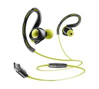cellularline - Auricular Sport USB-C - Bluetooth - Diadema Deportiva para Mayor Estabilidad - Micrófono Integrado - Botón de Respuesta de Llamadas - Lima