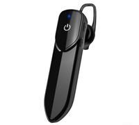 Auriculares deportivos con gancho para una sola oreja 5.4 con llamadas claras, graves profundos para conducir, oficina, entrenamiento, manos libres, carga USB C (negro)