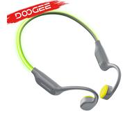 Auriculares de Conducción Ósea DOOGEE BoneBeat Swim Ray, Auriculares Inalámbricos con Certificación IP68 a Prueba de Agua, con Luz LED Intermitente, 32 GB, para Deportes Acuáticos Black