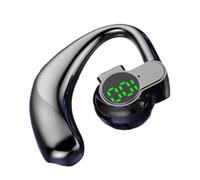 Auriculares deportivos para teléfono inalámbricos, para uso activo, con pantalla digital Dsp, batería de 5.4 más de 8 horas, alcance de 10 m, diseño de gancho deportivo de una sola oreja, llamadas de