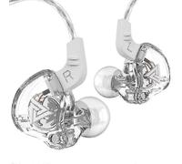 Auriculares deportivos QKZ AK6 con conector de 3,5 mm, monitor intrauditivo, controlador de doble imán y micrófono. Auri