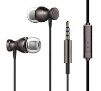 Auriculares Deportivos Tooth Auriculares con con micrófono en la Oreja Auriculares Subwoofer Juego de Metal Auriculares para computadora móvil MP3 Mini Auriculares (Black, One Size)