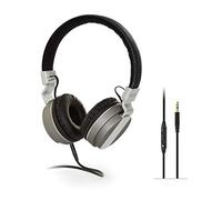AURICULARES DIADEMA PARA TV FONESTAR TVPHONES-62 20-20000HZ POTENCIA 100MW CABLE 5M ALTAVOZ 40MM JACK 3.5MM COLOR NEGRO/PLATA