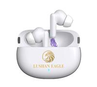 Auriculares digitales inalámbricos con Bluetooth 16 canales que harán el sonido más fuerte (blanco)