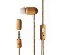Energy Sistem Earphones Eco (Mini Jack, In-Ear, Control de Voz, micrófono, Madera sostenible) - Madera Cerezo
