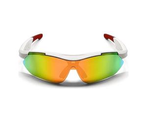 Auriculares Energy Sistem Flowbeat Sunglasses inalámbricos Bluetooth deportivos con protección UV400+, IPX5, batería 8h, blancos