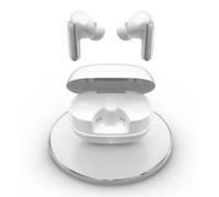 Auriculares Energy Sistem Serenity ANC Ultra inalámbricos Bluetooth TWS con Cancelación de Ruido, Micrófono y base carga inalámbrica, blancos