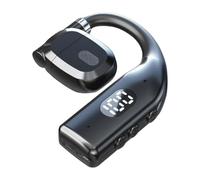 Auriculares envolventes, ajuste seguro, auriculares a prueba de sudor para entrenamiento de fitness, cancelación de ruido con pantalla digital, equipo técnico, auriculares deportivos para natación y