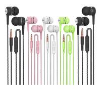 Auriculares envueltos individualmente, auriculares estéreo que ofrecen un sonido vibrante, micrófono que garantiza una comunicación clara, diseño