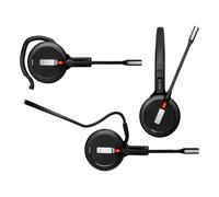 Auriculares EPOS IMPACT 5000 Go inalámbricos DECT con Cancelación de Ruido y micrófono para oficina, certificados Microsoft Teams, color negro