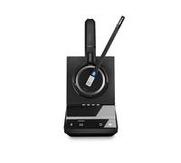 Auriculares EPOS IMPACT SDW 5033T inalámbricos DECT con cancelación de ruido, micrófono y base, negro