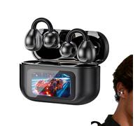 Auriculares ergonómicos con IA, auriculares inalámbricos con ajuste estable, dispositivo de audio ligero con sonido avanzado, auriculares de fitness para gimnasio, entrenamiento, correr, ciclismo