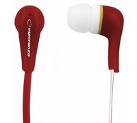 Auriculares Esperanza EH146R con cable Mini Jack 3,5 mm para música, rojos