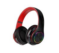 Auriculares est?reo inal?mbricos Hi-Fi plegables con duraci?n de hasta 52 horas, orejeras de prote?na suave, micr?fono incorporado y modo cableado, pa